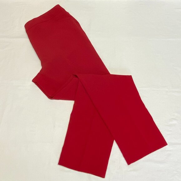 Zac & Rachel Pullon Faux Fly Slim Straight Ankle Dress Pants Trousers Rose 12 - Picture 8 of 11